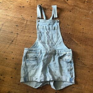 Garage denim cutoff kids M kidcore overalls